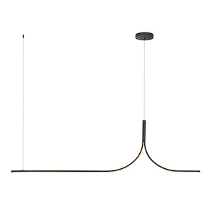 Thread - 30W LED Linear Pendant-17 Inch Tall and 1.25 Inch Wide - 1365490
