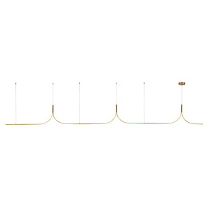 Thread - 90W LED Linear Pendant with Remote-17 Inch Tall and 177.25 Inch Length - 1397338