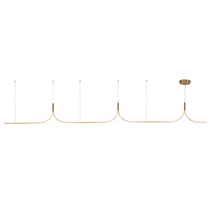 Thread - 90W LED Linear Pendant-17 Inch Tall and 177.25 Inch Length - 1397337