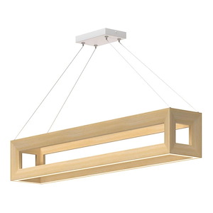 Morina - 57W LED Linear Pendant-7.5 Inches Tall and 7.13 Inches Wide