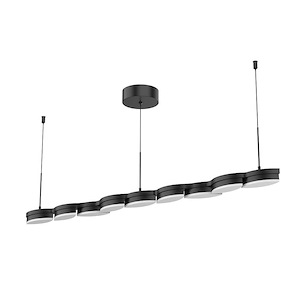 Poplar - 62W LED Linear Pendant-1.75 Inches Tall and 4 Inches Wide