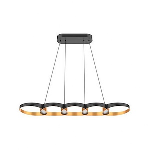 Maestro - 35W LED Linear Pendant-2 Inches Tall and 9.5 Inches Wide