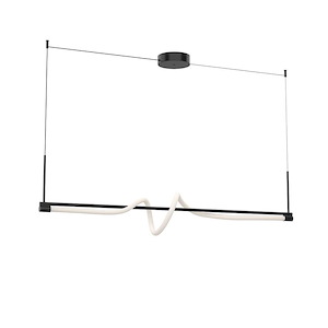 Cursive - 27W LED Linear Pendant-13.13 Inch Tall and 5.25 Inch Wide