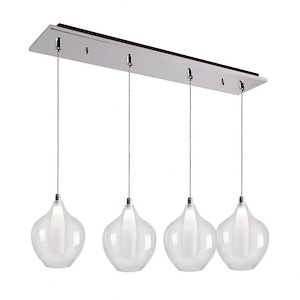 Victoria - 11W LED Pendant-9 Inch Tall and 7 Inch Wide - 1388416