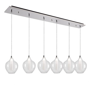 Victoria - 17W LED Pendant-9 Inch Tall and 7 Inch Wide - 1388417