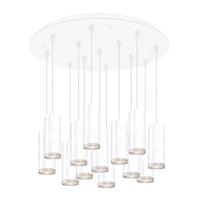 Cameo - 107W LED Pendant-8.13 Inch Tall and 24 Inch Wide - 1388428