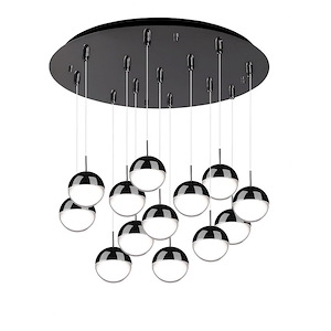 Pluto - 108W LED Pendant-6 Inch Tall and 24 Inch Wide - 1388436