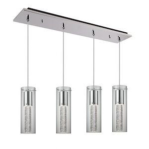 Champagne - 34W LED Pendant-16.25 Inch Tall and 5.13 Inch Wide - 1388450