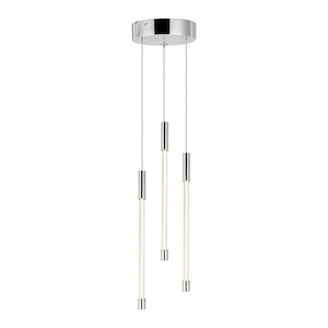 Motif - 14W 3 LED Pendant-13 Inch Tall and 5.5 Inch Wide - 1054710