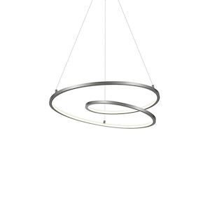 Twist - 28W LED Pendant-4.75 Inches Tall and 19 Inches Wide