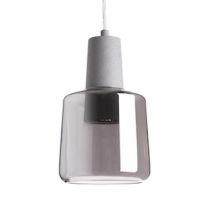 Samson - 9W LED Pendant-8.88 Inches Tall and 5.88 Inches Wide