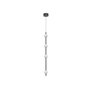 Misaki - 25W LED Pendant-40 Inches Tall and 3.13 Inches Wide