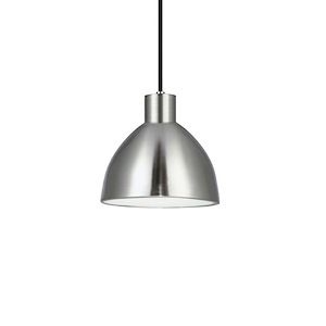Chroma - 9W LED Dome Pendant-6.25 Inches Tall and 6.25 Inches Wide