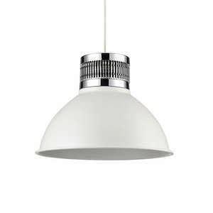 Herman - 11W LED Dome Pendant-8.88 Inches Tall and 12 Inches Wide