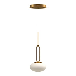 Tavira - 11W LED Pendant-14 Inches Tall and 6 Inches Wide