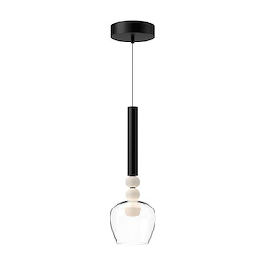 Rise - 14W LED Pendant-17 Inches Tall and 5.75 Inches Wide
