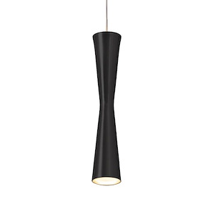 Robson - 14W LED Pendant-12.25 Inches Tall and 2.38 Inches Wide
