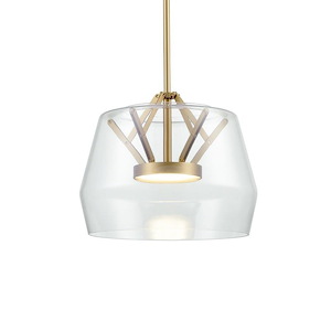 Deco - 16W LED Pendant-10.25 Inches Tall and 11.75 Inches Wide - 1288125