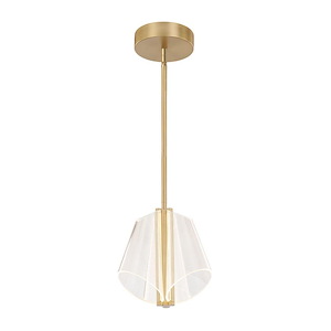 Mulberry - 44W LED Pendant-11 Inches Tall and 10.88 Inches Wide