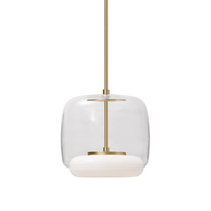 Enkel - 29W LED Pendant-10.25 Inches Tall and 10.25 Inches Wide