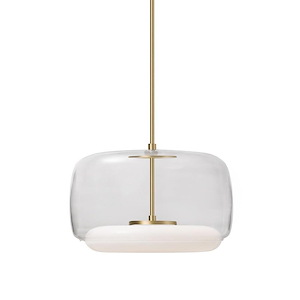 Enkel - 39W LED Pendant-10.25 Inches Tall and 15 Inches Wide
