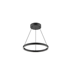 Cerchio - 37W LED Pendant-1.38 Inches Tall and 17.75 Inches Wide
