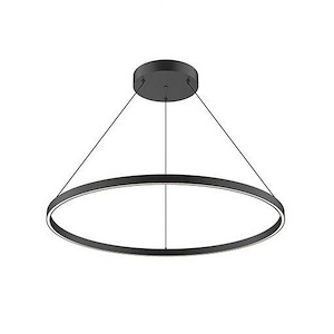 Cerchio - 78W LED Pendant-1.38 Inches Tall and 35.38 Inches Wide