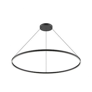 Cerchio - 126W LED Pendant-1.38 Inches Tall and 59 Inches Wide