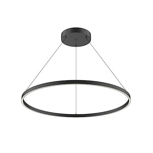 Cerchio - 84W LED Pendant-1.5 Inches Tall and 35.38 Inches Wide