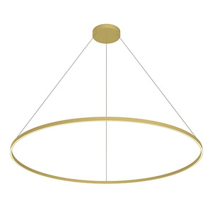 Cerchio - 185W LED Pendant-1.5 Inches Tall and 70.88 Inches Wide