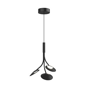 Rotaire - 21W 3 LED Pendant-14.38 Inches Tall and 14.25 Inches Wide
