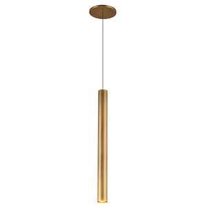 Mason - 8W LED Pendant-20.13 Inch Tall and 1.63 Inch Wide - 1365518
