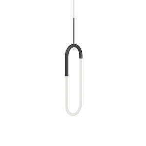 Huron - 12W LED Pendant-32.75 Inches Tall and 1 Inches Wide