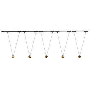 Faria Double - 50W LED Trilo Ceiling Track Head-2.63 Inch Tall and 80.75 Inch Length - 1397373