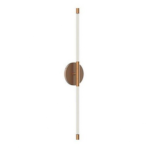 Motif - 9W LED Wall Sconce-25.63 Inches Tall and 0.75 Inches Wide