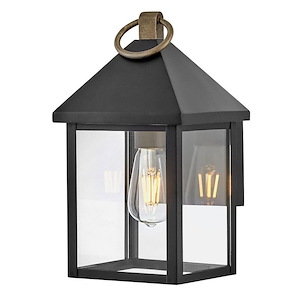 Rhett - 12W 1 LED Small Outdoor Wall Lantern-13 Inches Tall and 7 Inches Wide - 1292810