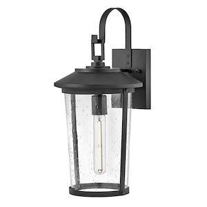 Banks - 1 Light Medium Outdoor Wall Lantern In Transitional Style-19 Inches Tall and 9 Inches Wide - 1254613
