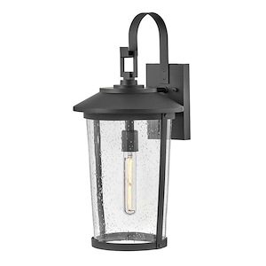 Banks - 1 Light Large Outdoor Wall Lantern In Transitional Style-22 Inches Tall and 10.5 Inches Wide