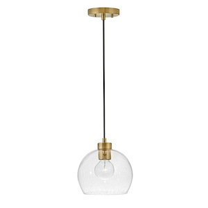 Rumi - 1 Light Pendant In Transitional and Modern Style-8.75 Inches Tall and 9 Inches Wide
