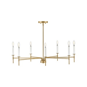 Hux - 35W 7 LED Large Chandelier-8.75 Inches Tall and 36 Inches Wide - 1320476