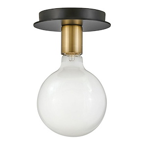 Bobbie - 1 Light Flush Mount In Mid-Century Modern Style-3.25 Inches Tall and 5.5 Inches Wide
