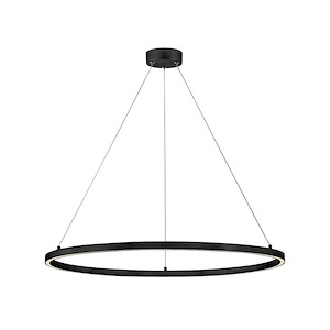 Kenna - 30W LED Large Chandelier In Modern Style-29.5 Inches Tall and 33 Inches Wide