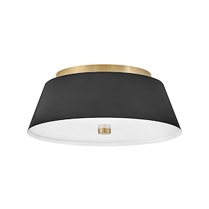 Tess - 16W 2 LED Medium Flush Mount-5.5 Inches Tall and 14 Inches Wide