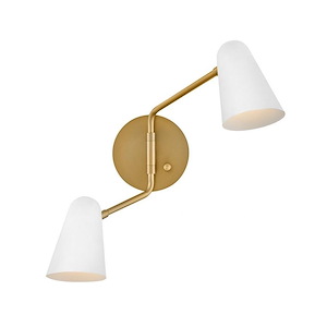 Birdie - 10W 2 LED Wall Sconce In Mid-Century Modern Style-16.5 Inches Tall and 22.75 Inches Wide - 1292824