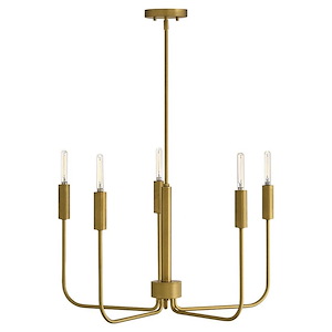 Austen - 25W 5 LED Medium Chandelier-15.5 Inches Tall and 28.25 Inches Wide