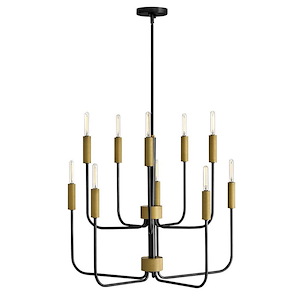 Austen - 50W 10 LED Medium Chandelier-24 Inches Tall and 30 Inches Wide