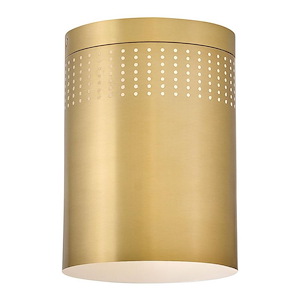 Casey - 12W 1 LED Small Flush Mount-10.25 Inches Tall and 7.5 Inches Wide
