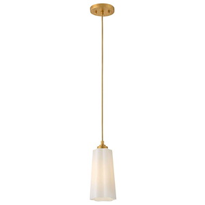 Honey - 10W 1 LED Pendant-11.5 Inch Tall and 5.25 Inch Wide - 1428858
