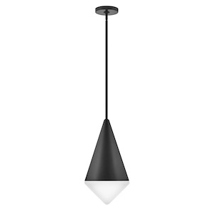 Betty - 8W 1 LED Medium Pendant In Mid-Century Modern-18 Inches Tall and 9.5 Inches Wide - 1267003