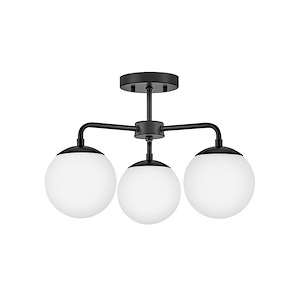 Julep - 15W 3 LED Medium Semi-Flush Mount In Modern-12.75 Inches Tall and 20 Inches Wide - 1267004